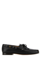 Men's Valentino Loafer Black Buffalleather Bubalus Bubalis