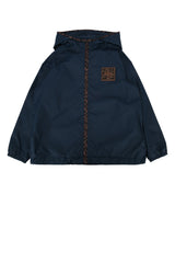 Boys' K-Way New Nylon Darkblu 100pa+fod.:100pa+ricamo:100pl Trench Coat