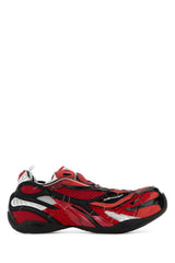 Men's Soleless Sneakers Red Polyurethane Polyester