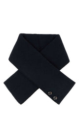 Men's Cashmere Wrap Scarf Navy