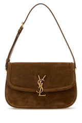 Women's Solf Shoulder Bag Brown Lamb
