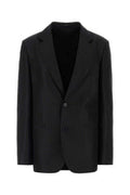 Women's Silk Faille Blazer Black Blazers