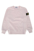 Boys' Compass-Patch Cotton Sweatshirt Pink Sweater