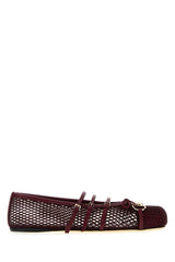 Women's Mesh Flat Burgundy Polyamidelamb