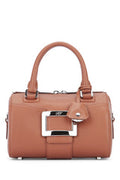 Women's Vivier Top Handle Bag Brown Leather