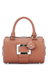 Women's Vivier Top Handle Bag Brown Leather