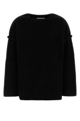 Women's Jumper Black Wool