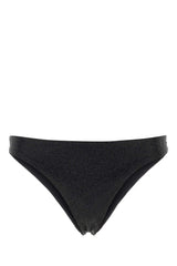 Women's Bagno Bikini Bottom Black Nylon Elastane Swimwear