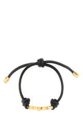 Women's Black Leather Cassandre Bracelet Nappa Bracelets