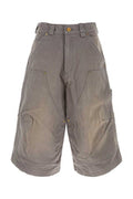 Men's Stockton Bermuda Shorts Gray Cotton Bermudas