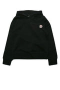 Boys' Sweater Hoodie Black Base Cotton
