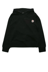 Boys' Sweater Hoodie Black Base Cotton