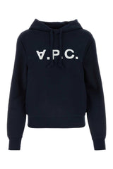 Women's Standard Hoodie Navy Cotton Organic Sweater
