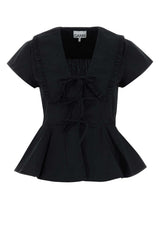 Women's Cotton Blouse Black
