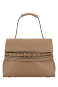 Women's Nappa Leather Shoulder Bag Beige