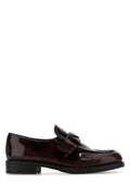 Women's Polished Patent-Leather Loafer Purple Calfskin