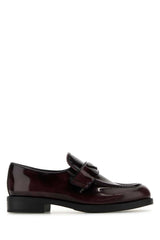 Women's Polished Patent-Leather Loafer Purple Calfskin