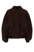 Women's Jacket Brown Ovine Leather