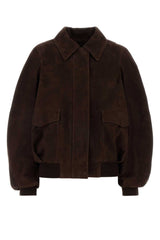 Women's Jacket Brown Ovine Leather