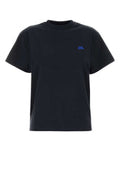 Women's Logo-Embroidered Cotton T-Shirt Navy