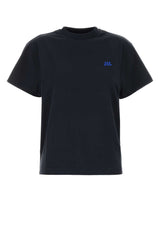 Women's Logo-Embroidered Cotton T-Shirt Navy