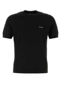Men's Logo-Embroidered Cotton Sweater Black