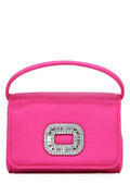 Women's Pilgrim Nano Top Handle Bag Pink Satin