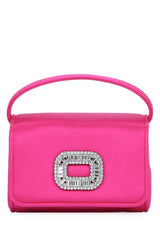 Women's Pilgrim Nano Top Handle Bag Pink Satin