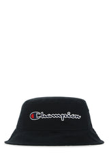 Women's Logo-Embroidered Cotton Bucket Hat Black
