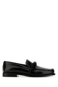 Women's Leather Tangle Loafer Black Bovina