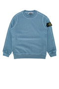 Boys' Cotton Crew-Neck Sweatshirt Blue Sweater