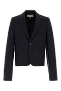 Men's Wool Blazer Navy Blazers