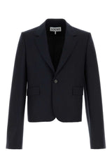 Men's Wool Blazer Navy Blazers