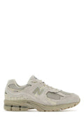 Men's Sand Suede And Mesh 2002dx Protection Pack Sneakers Naturalkhaki