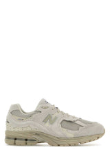 Men's Sand Suede And Mesh 2002dx Protection Pack Sneakers Naturalkhaki