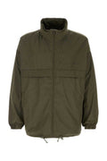 Men's Sport Windbreaker Green Polyester Jacket