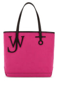 Women's Small Anchor Tote Pink Cotton