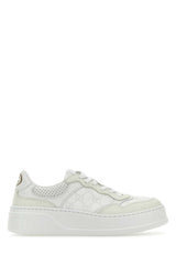 Women's White Leather Sneakers Grwhwhwhwhwh