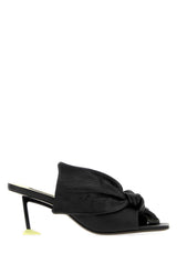 Women's Boudoir Bow Sandal Black Calf