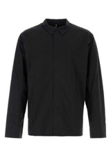Men's Metry Ls Shirt Black Nylon Elastane