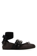 Women's Ballet Flat Brown Calf