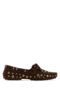 Women's Shoes Loafer Brown Suede