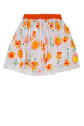 Boys' Floral Cotton Skirt Orange