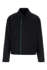 Men's Gabardine Jacket Navy Cotton