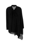 Women's Blouse Black Silk Sweater