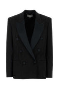 Women's Tailoring Blazer Black Wool Blazers