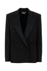 Women's Tailoring Blazer Black Wool Blazers