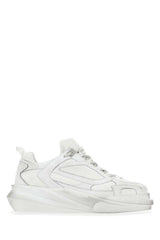Women's White Leather Hiking Sneakers Wth0001