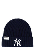 Men's Heritage Beanie Navy Cashmere Wool