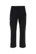 Men's Cargo Pant Black Cotton